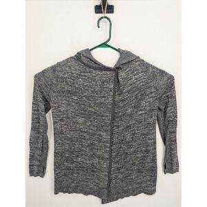 Lululemon Peace Of Mind Wrap Sweater Cashmere Blend Heather Gray Hoodie, 4